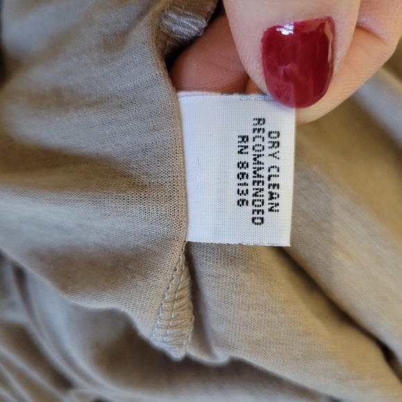 Bryn Walker Oatmeal Light Wool Blend Lagenlook Tunic Pullover Size S - Picture 9 of 10